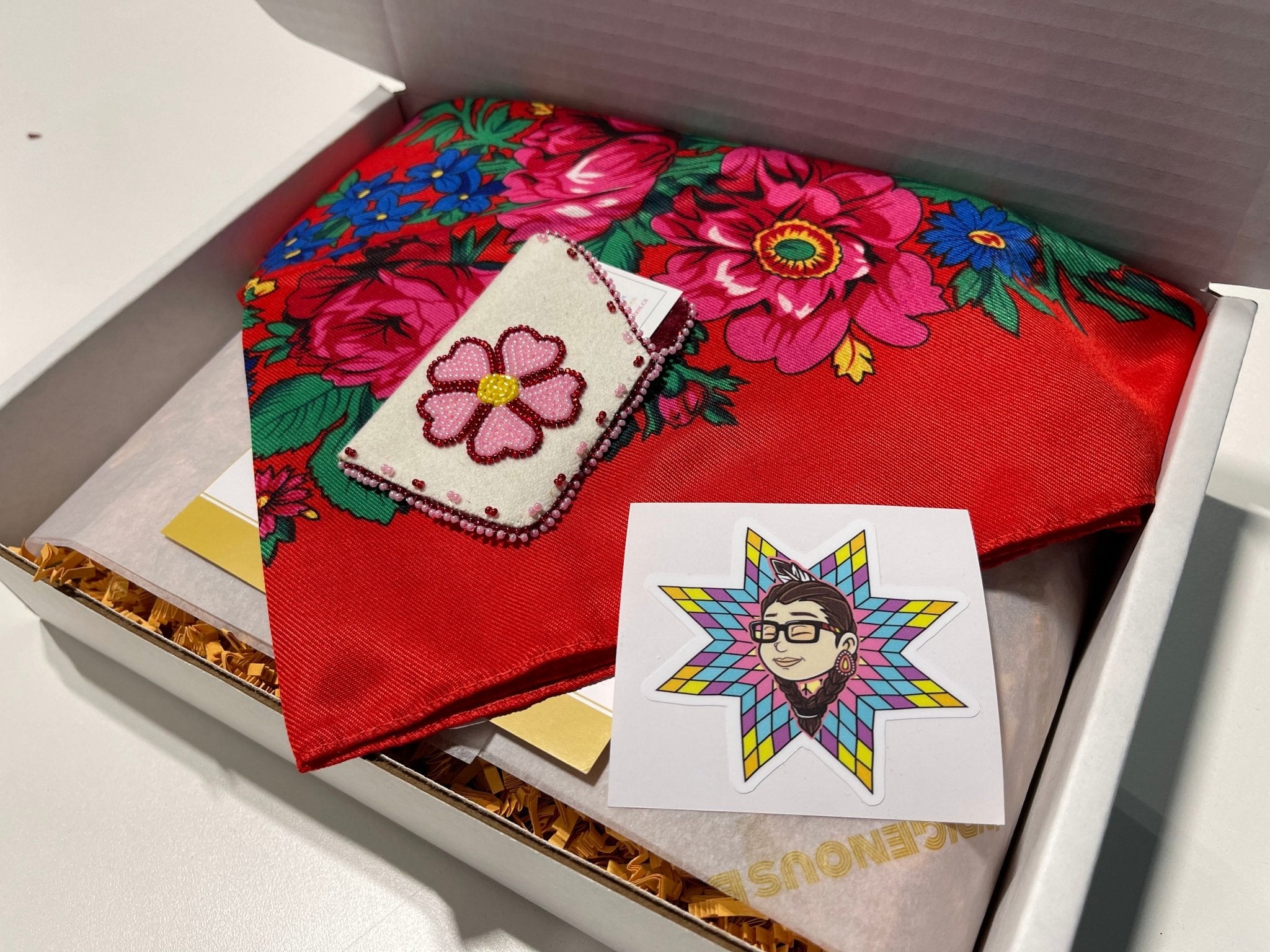 Why Ukrainian Floral Scarves - Indigenous Box