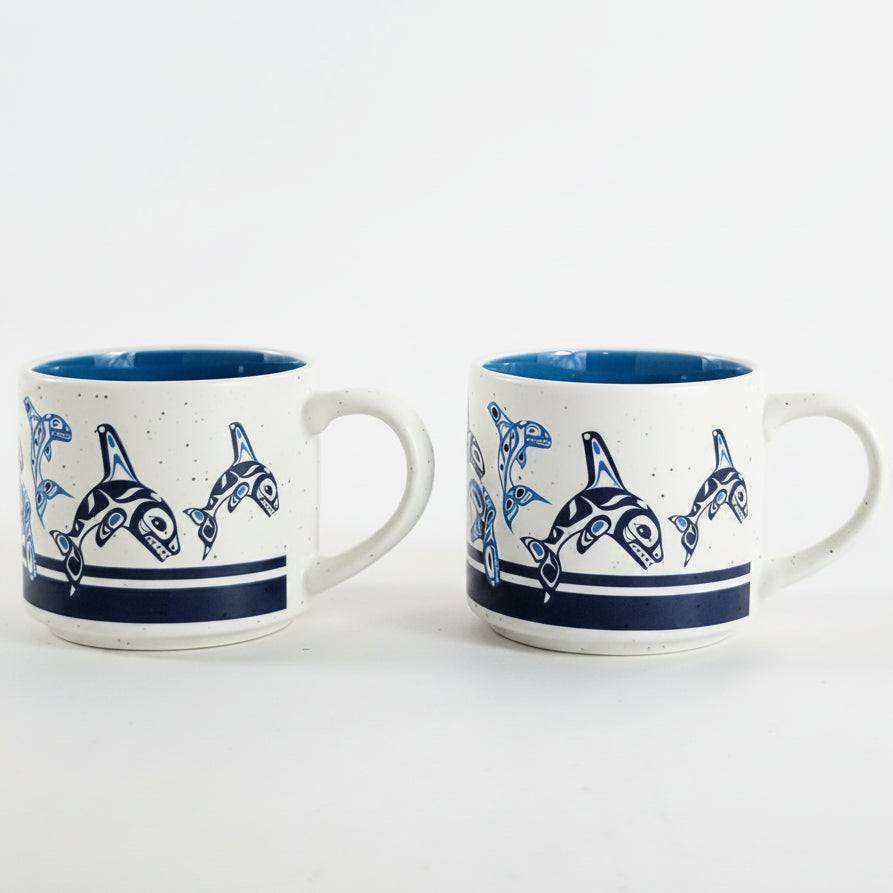 Orca Family Espresso Mug Set