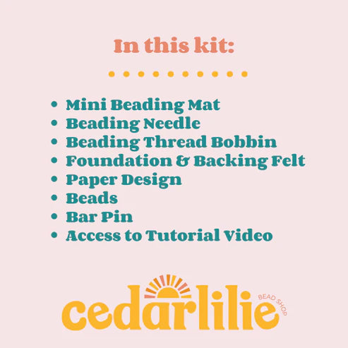 Cedarlilie - Pin Beading Kits