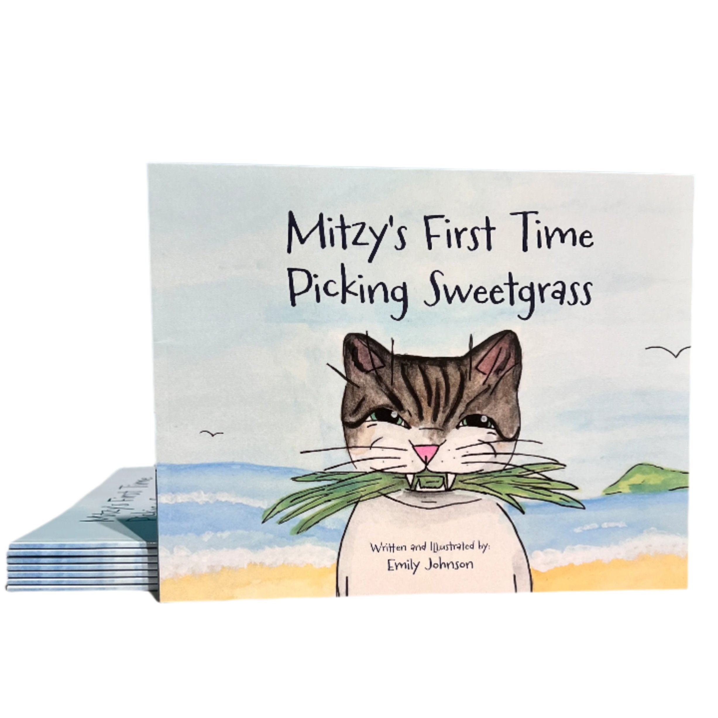 Mitzy's First Time Picking Sweetgrass Book by Emily Johnson