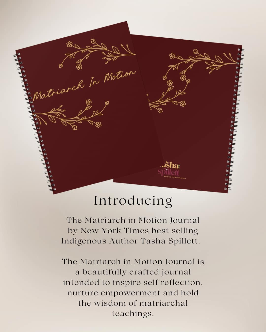 Tasha Spillett - The Matriarch in Motion Journal