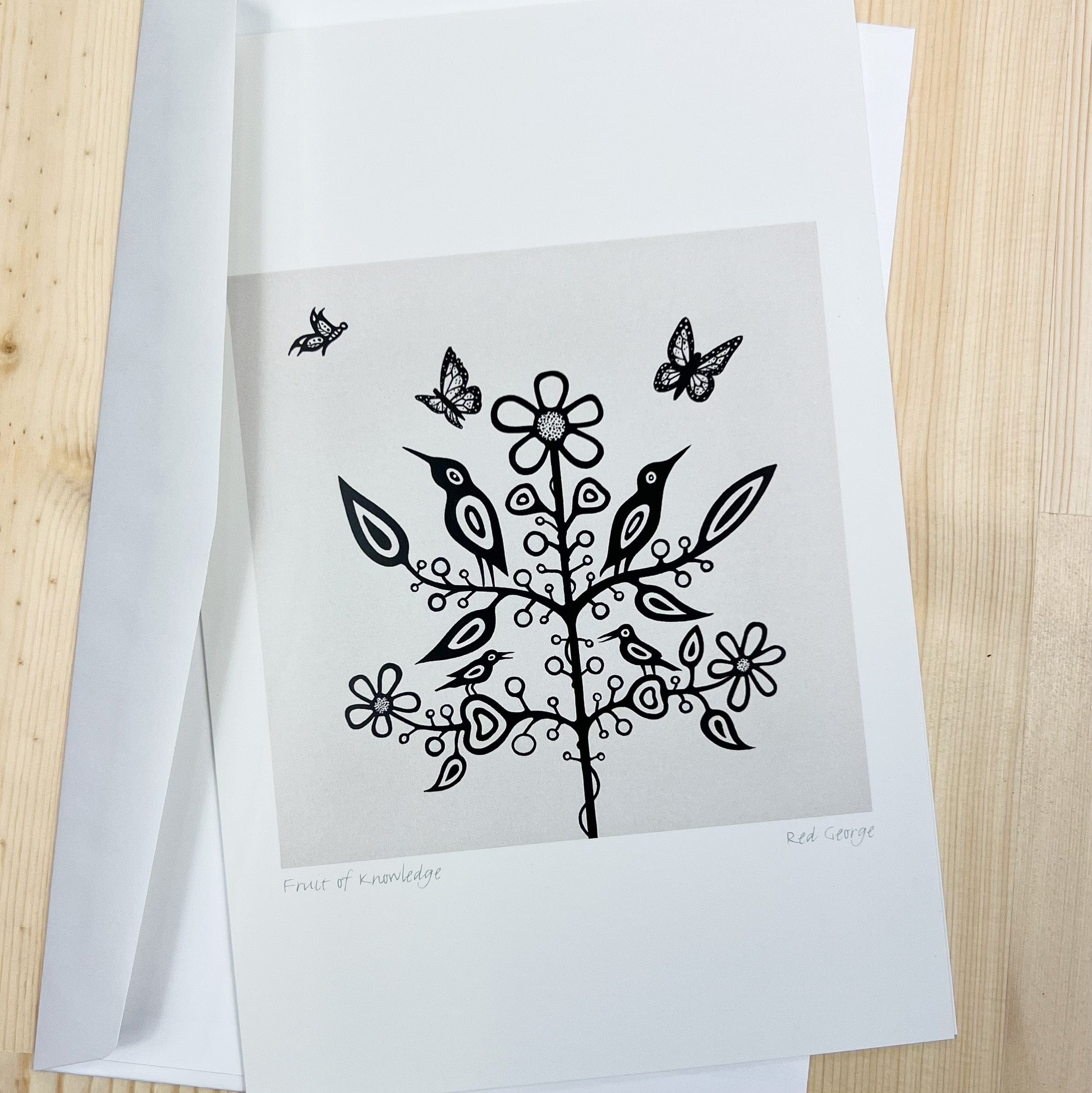 Art Print Card feat. Jeffery Red George