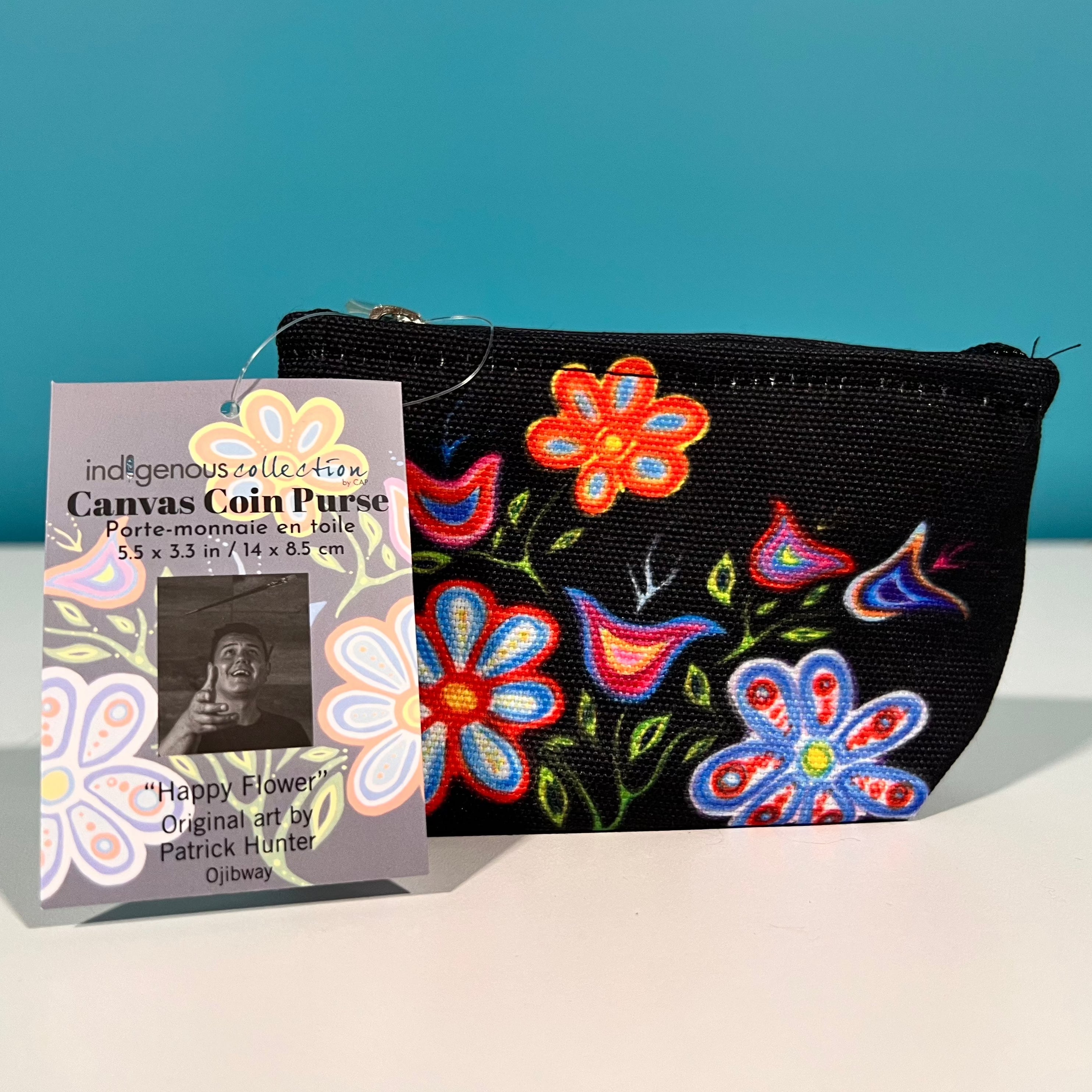 Indigenous Collection - Canvas Coin Purse "Leaving Soon"