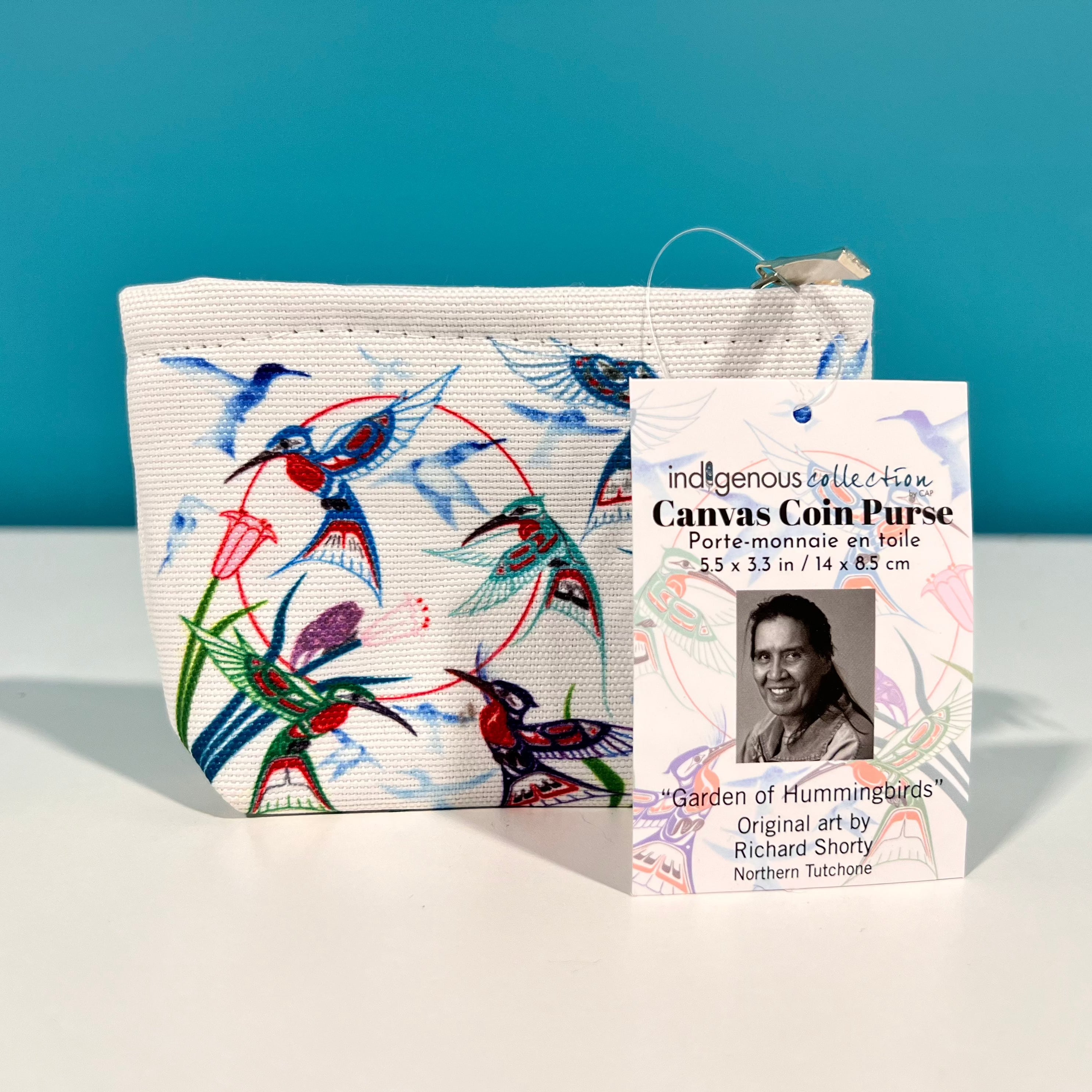 Indigenous Collection - Canvas Coin Purse "Leaving Soon"