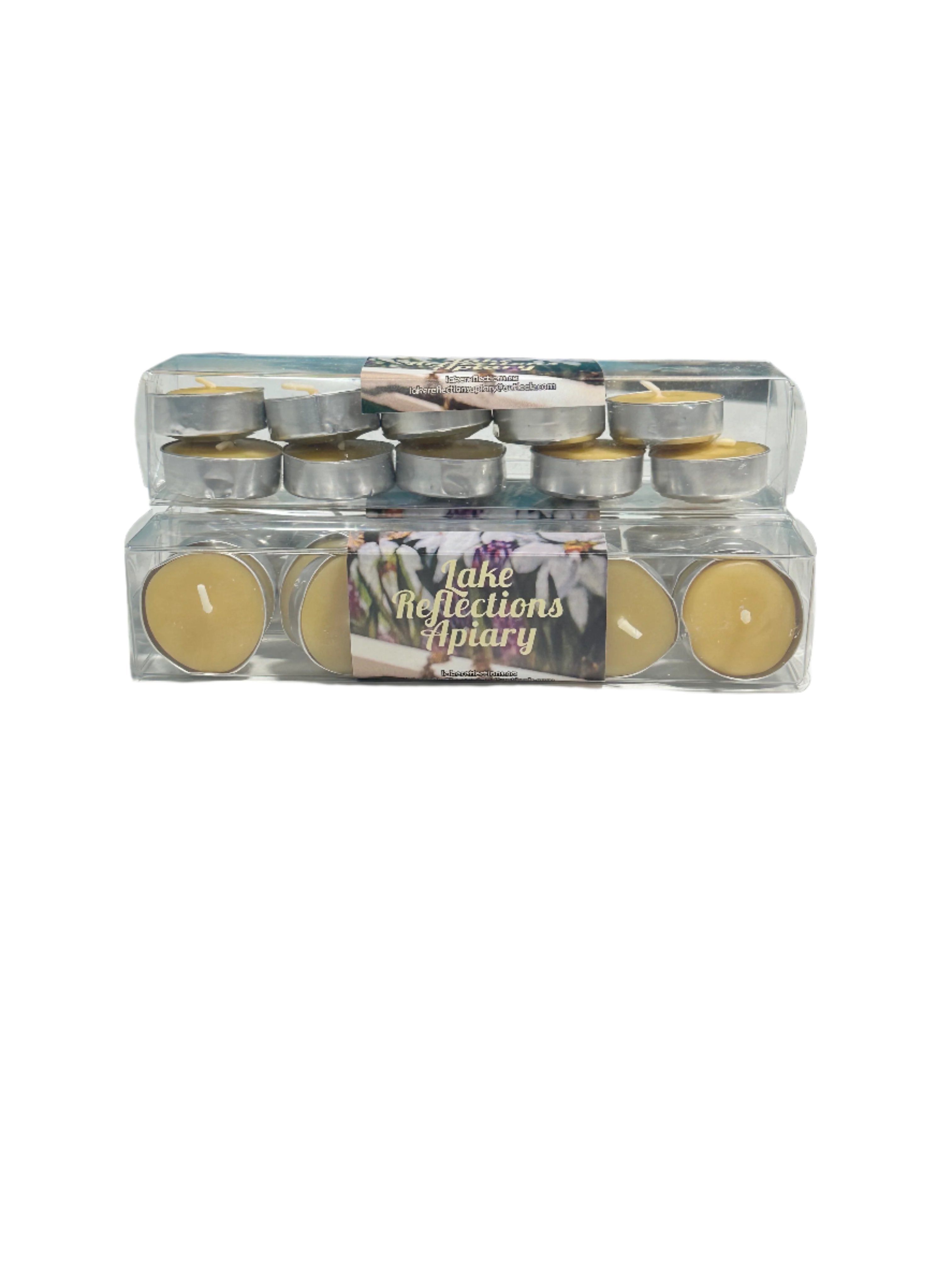 Lake Reflections - Beeswax Tealight Candles
