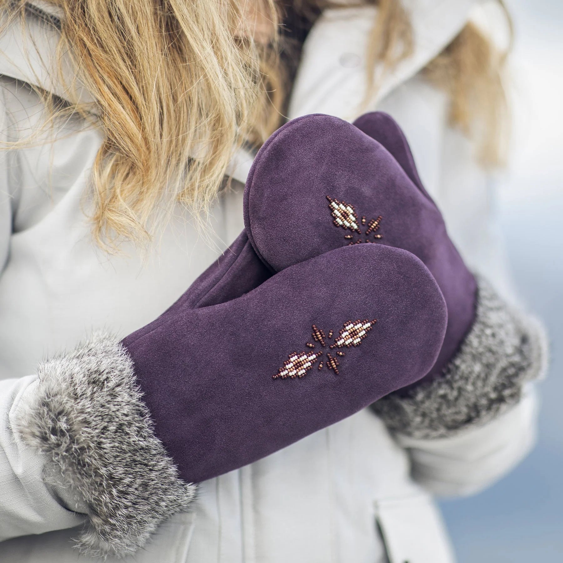 Manitobah - Fur Trimmed Mittens