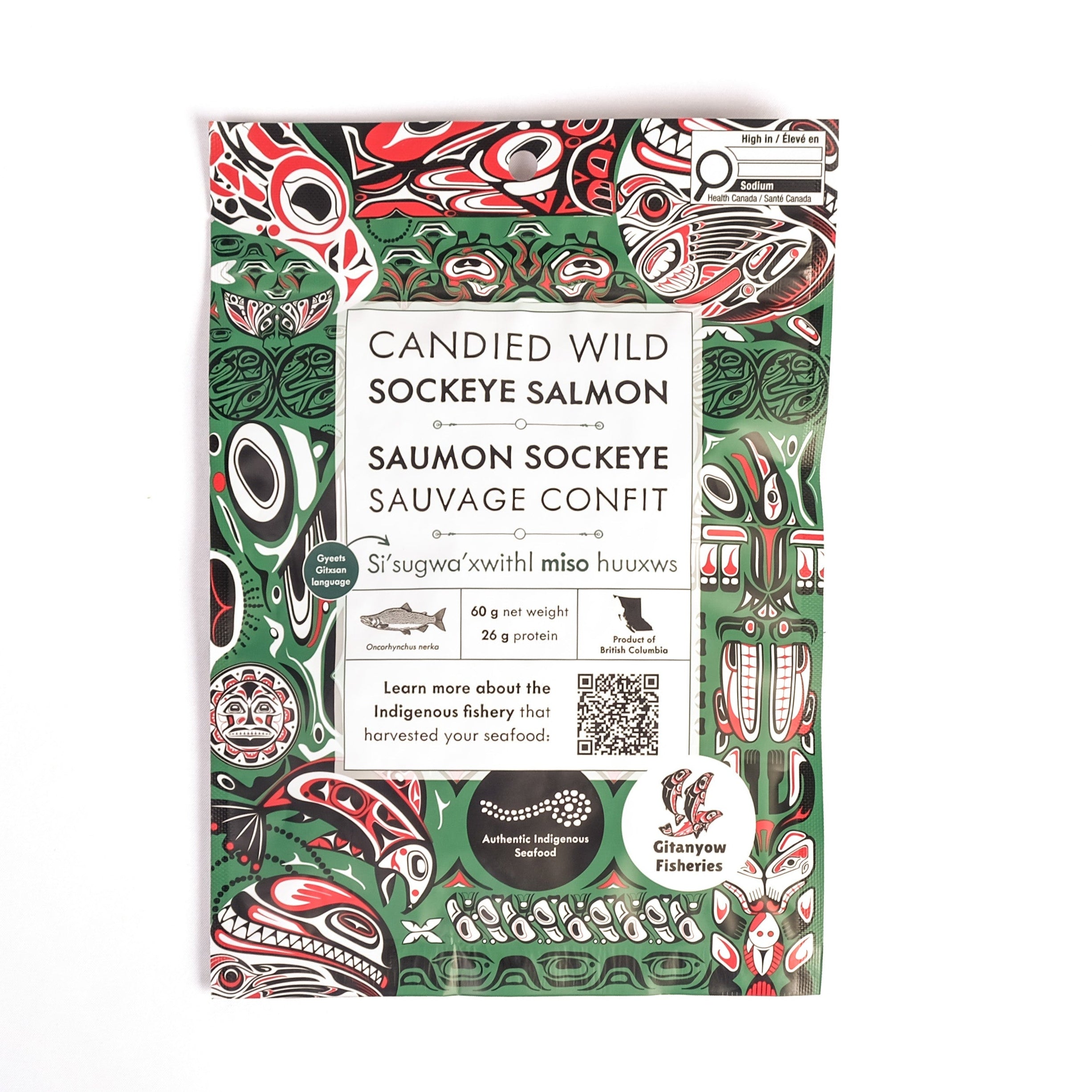 Candied Wild Sockeye Salmon