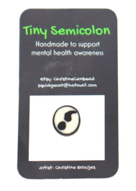 Tiny Clay Pins, Big Meanings by Christine Brouzes