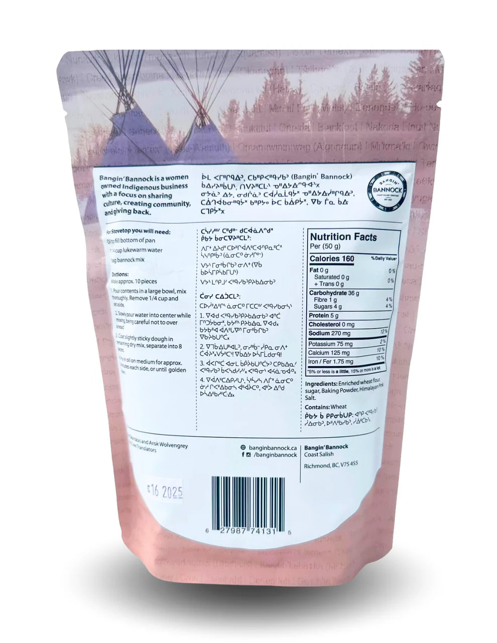 Bangin' Bannock - Bannock Mix (500g/200g)