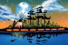 Art Print Card feat. William Monague - Indigenous Box