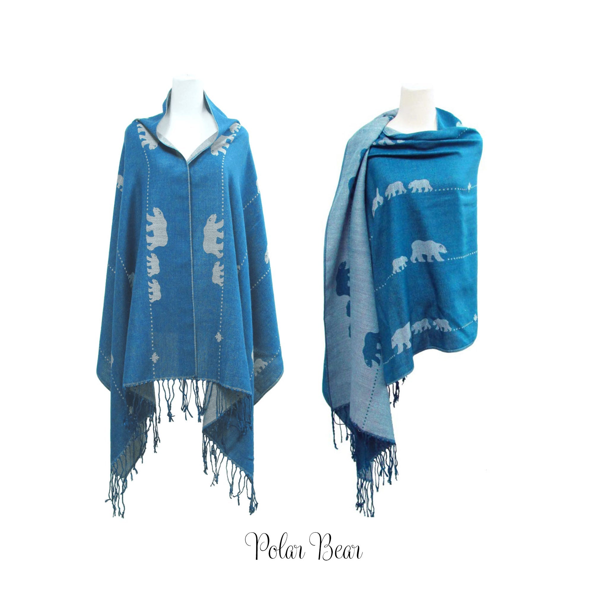 Art Print Shawl - Indigenous Box