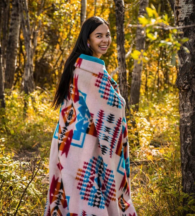 Boy Chief Premium Wool Blanket - Indigenous Box