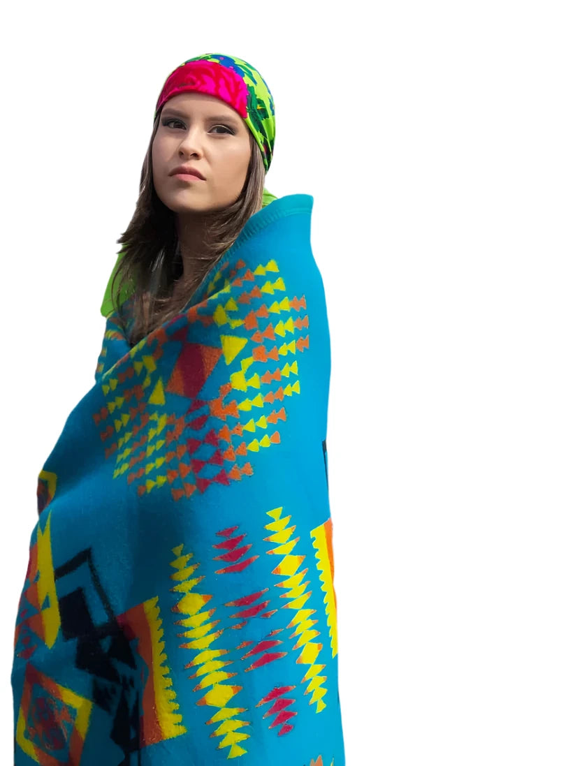 Boy Chief Premium Wool Blanket - Indigenous Box