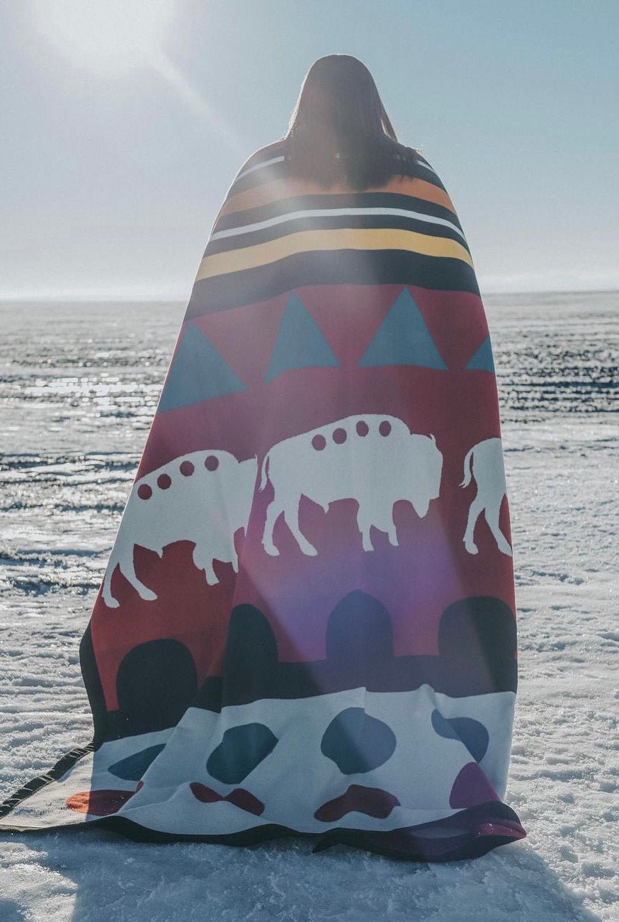 Boy Chief Premium Wool Blanket - Indigenous Box