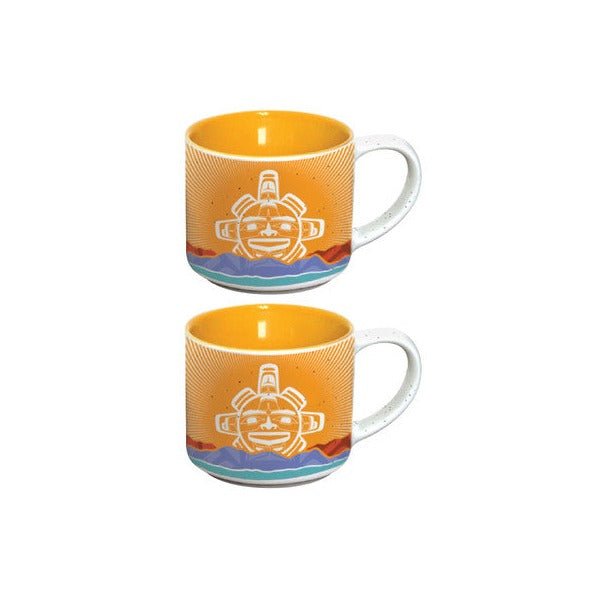 Ceramic Espresso Mugs Set of two - Indigenous Box