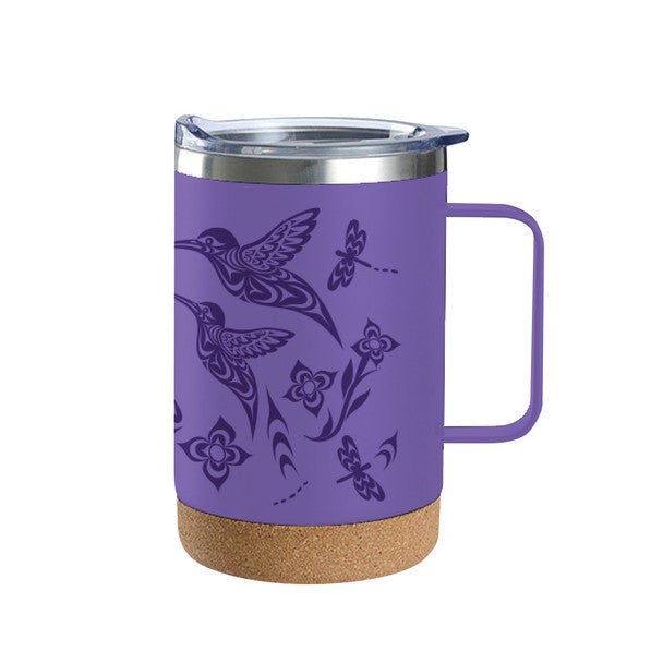 Cork Based Travel Mug 16oz (with Handle) - Indigenous Box