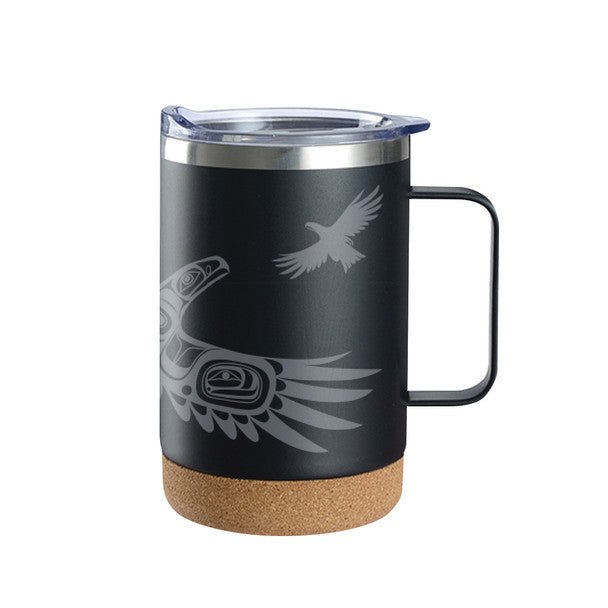 Cork Based Travel Mug 16oz (with Handle) - Indigenous Box