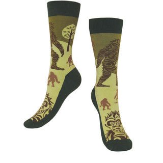 Cotton Blend Art Print Dress Socks - Indigenous Box