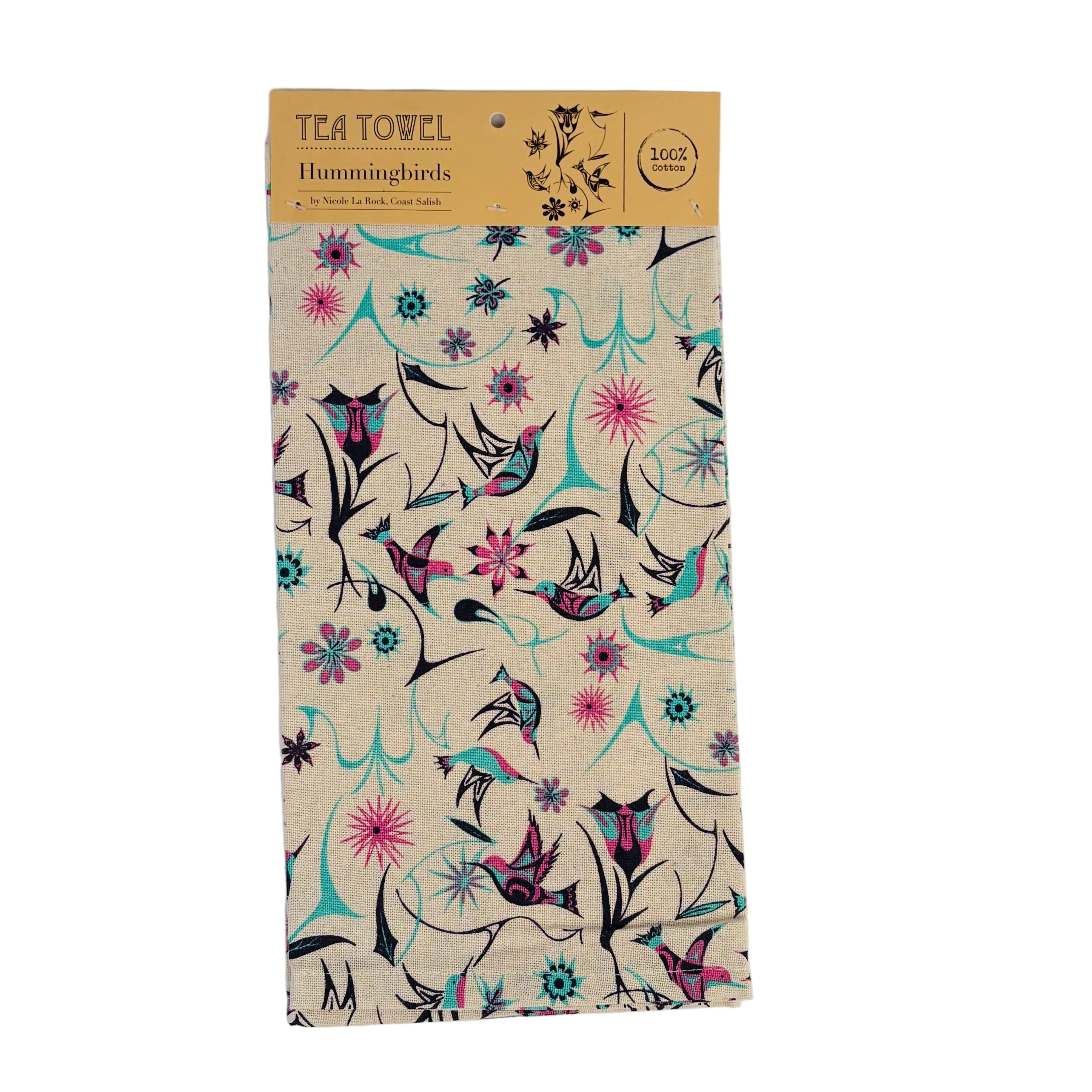 Hummingbirds Cotton Tea Towel