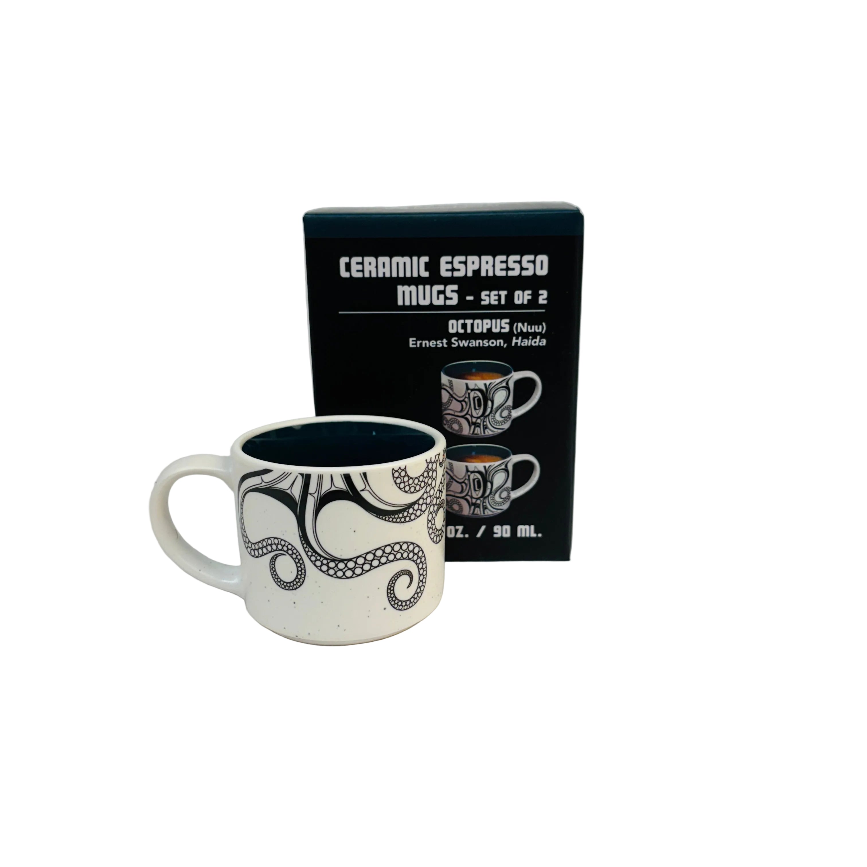 Native Northwest - Ceramic Espresso Mugs (Set of 2)