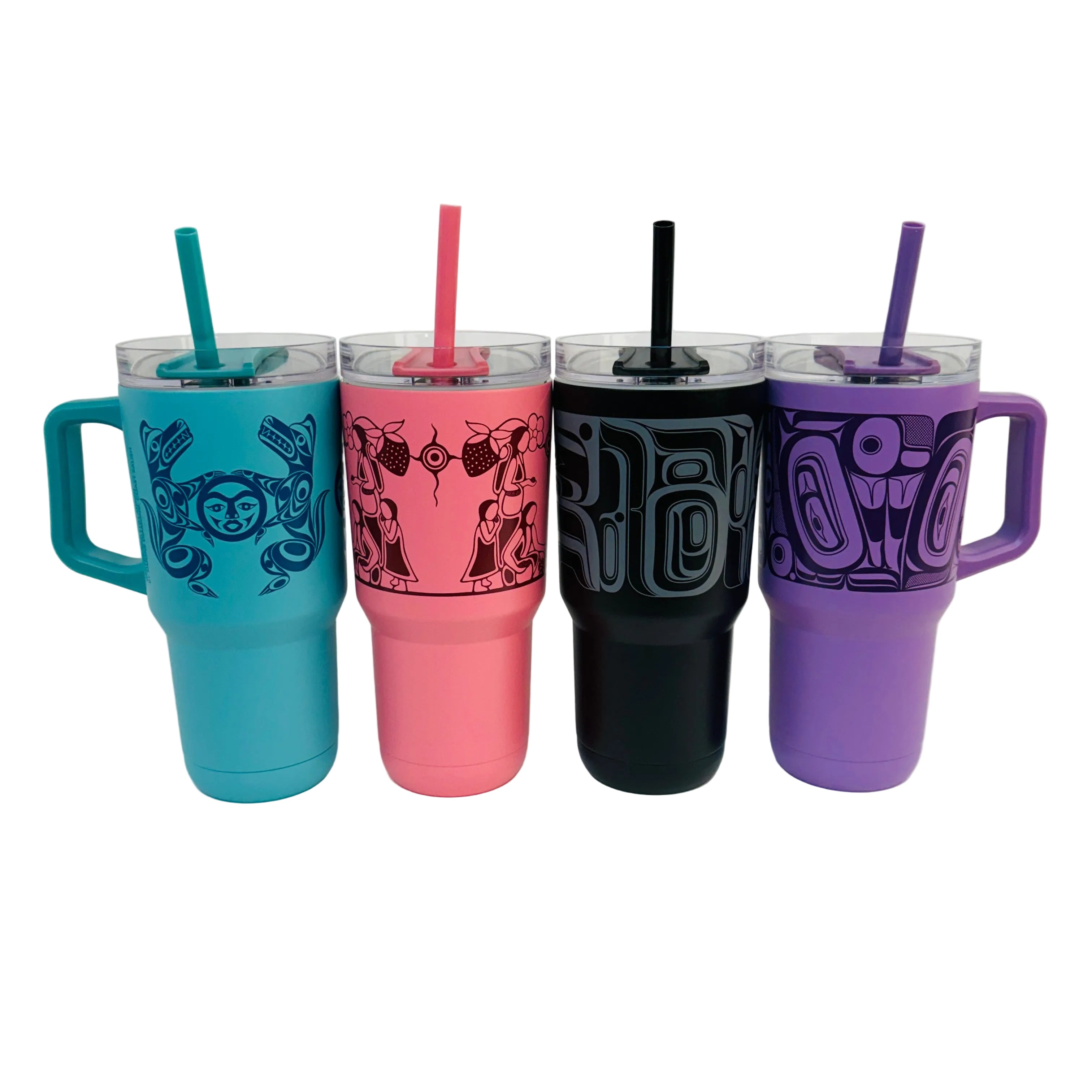 Native Northwest - Insulated Tumbler with Straw 32 oz