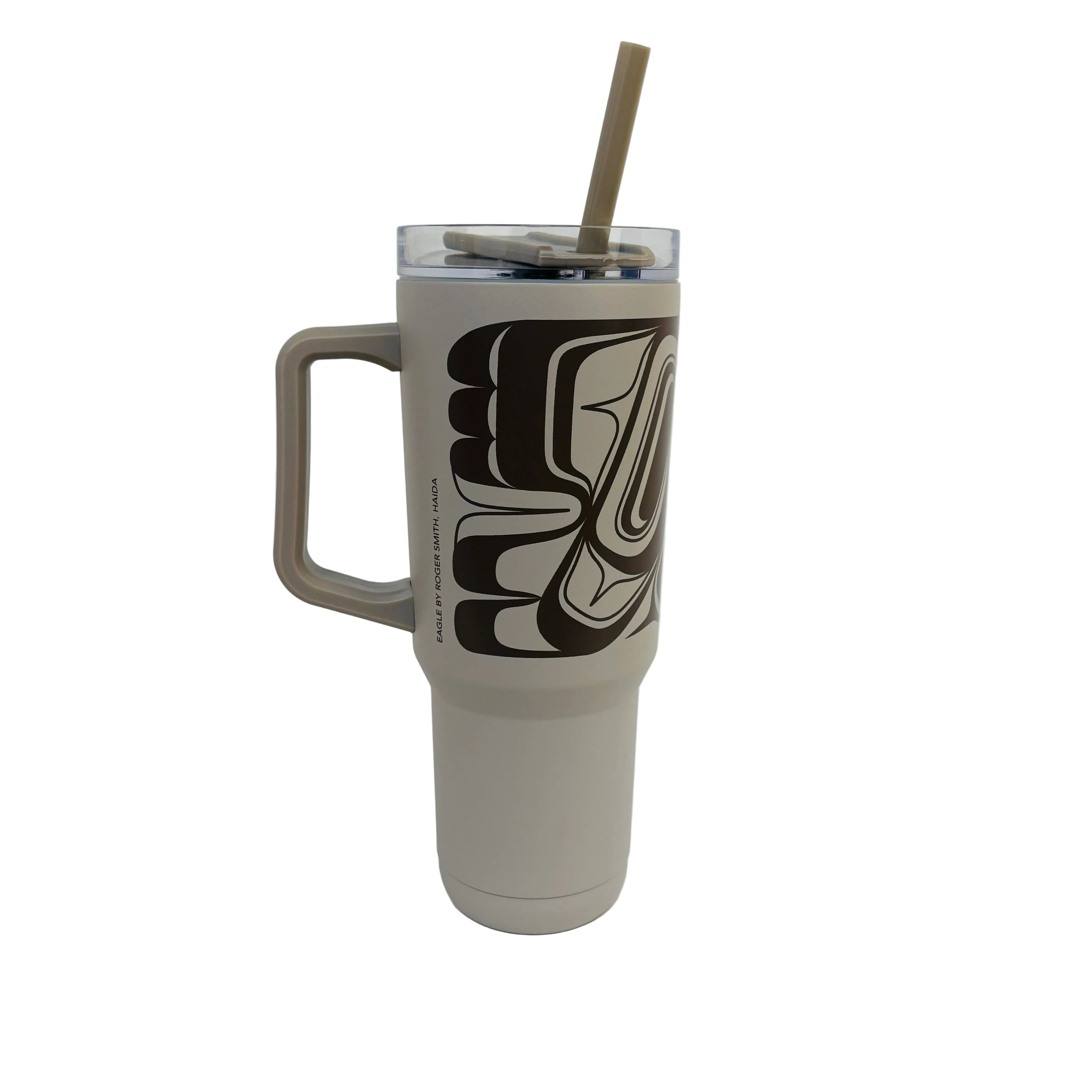 Native Northwest - 40 oz Insulated Tumbler with a straw