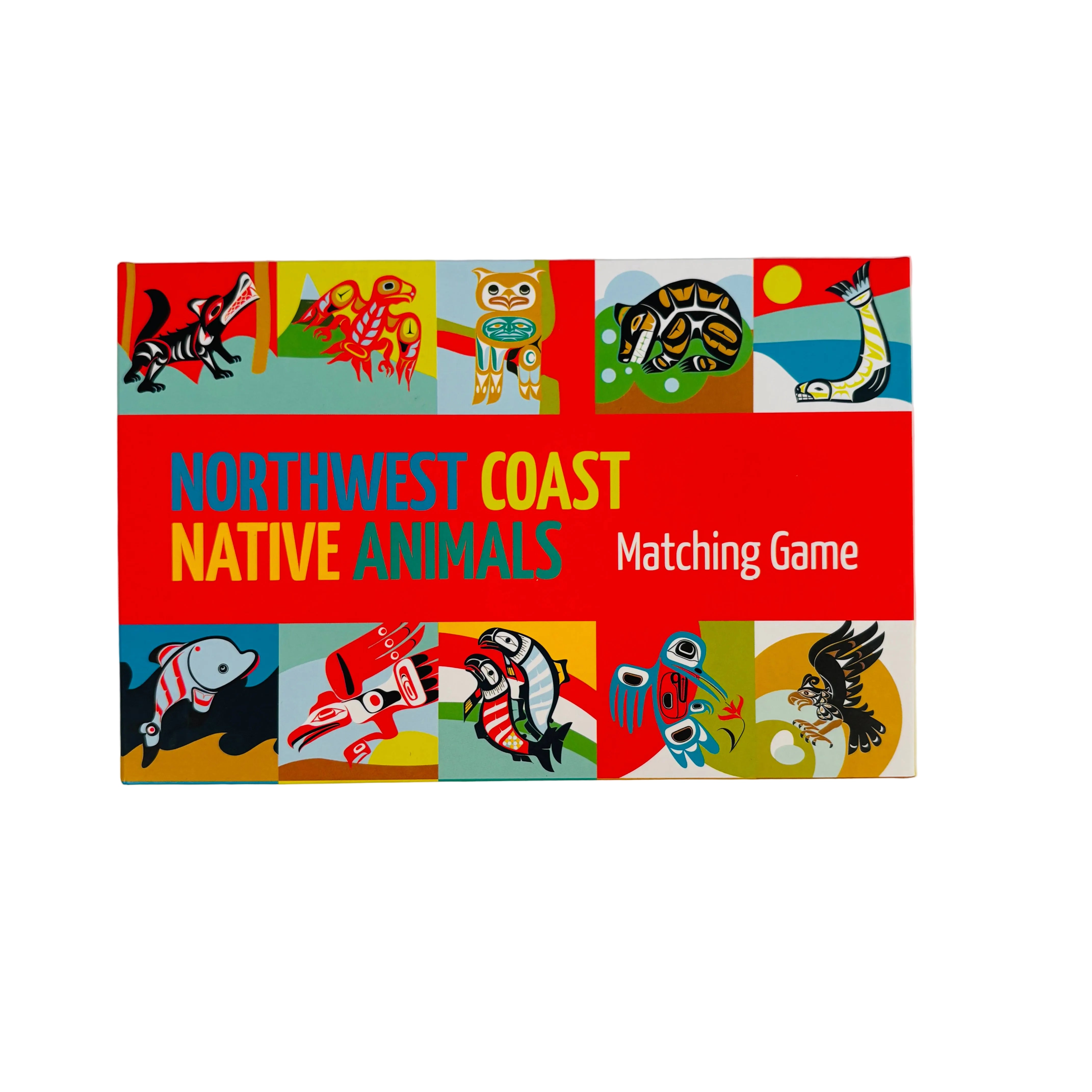 Native Northwest - Native Coast Animals Matching Game
