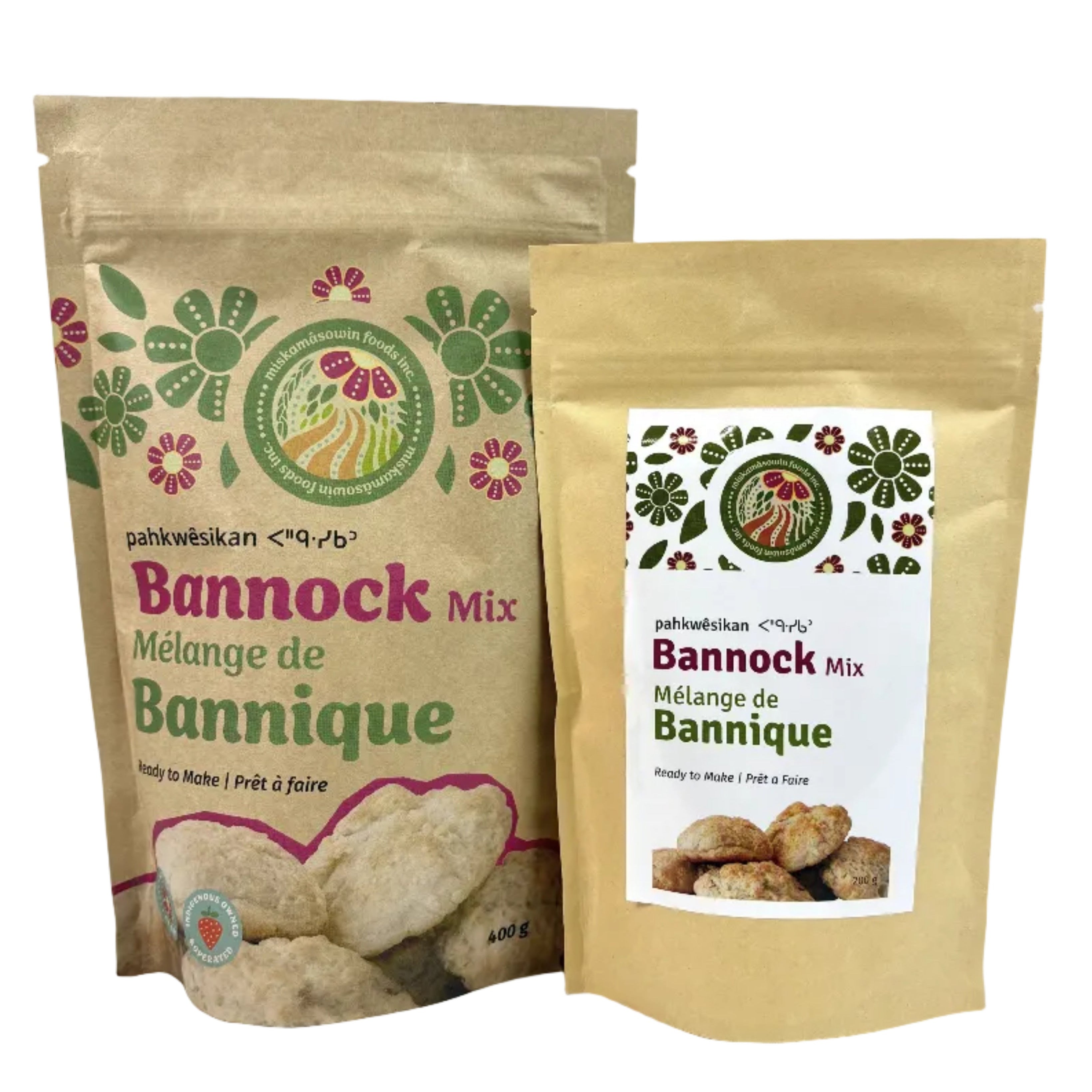 Miskamasowin Foods Inc. - Pahkwesikan Bannock Mix (400g/200g)