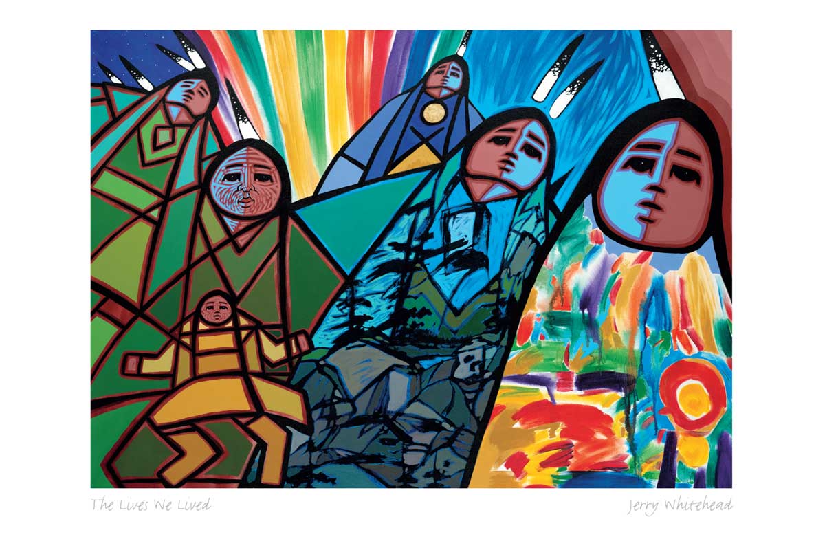 Jerry Whitehead Framed Print - Indigenous Box