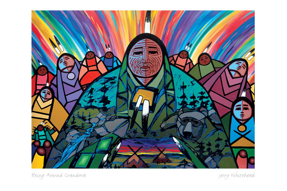 Jerry Whitehead Framed Print - Indigenous Box