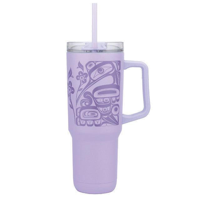Native Northwest - 40oz Insulated Tumbler with a straw