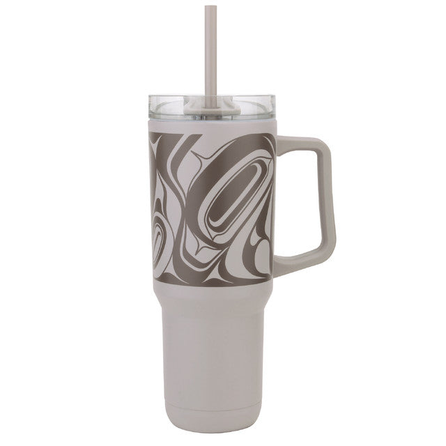 Native Northwest - 40 oz Insulated Tumbler with a straw