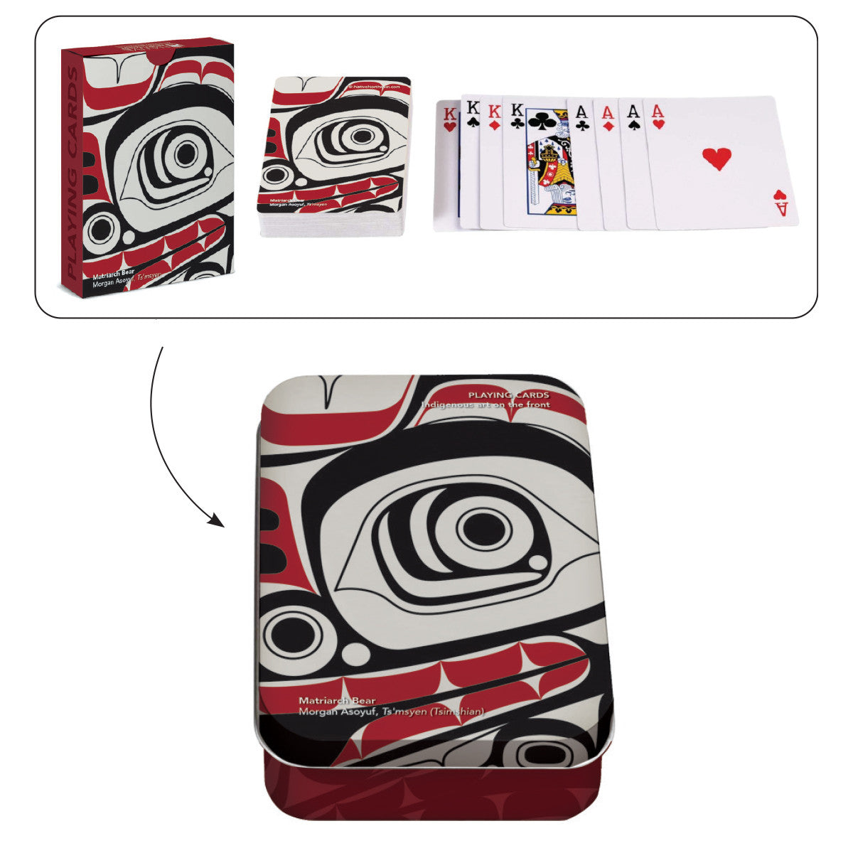 Native Northwest - Single Deck Playing Cards