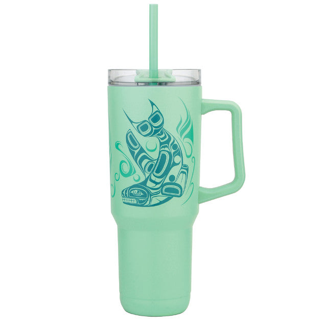 Native Northwest - 40oz Insulated Tumbler with a straw