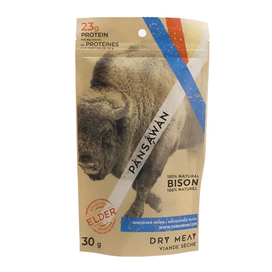 Pansâwân Traditionally Smoked 100% All - Natural Bison - Indigenous Box