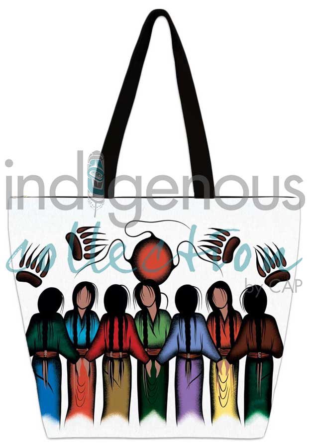 Indigenous Collection - Large Canvas Tote Bag