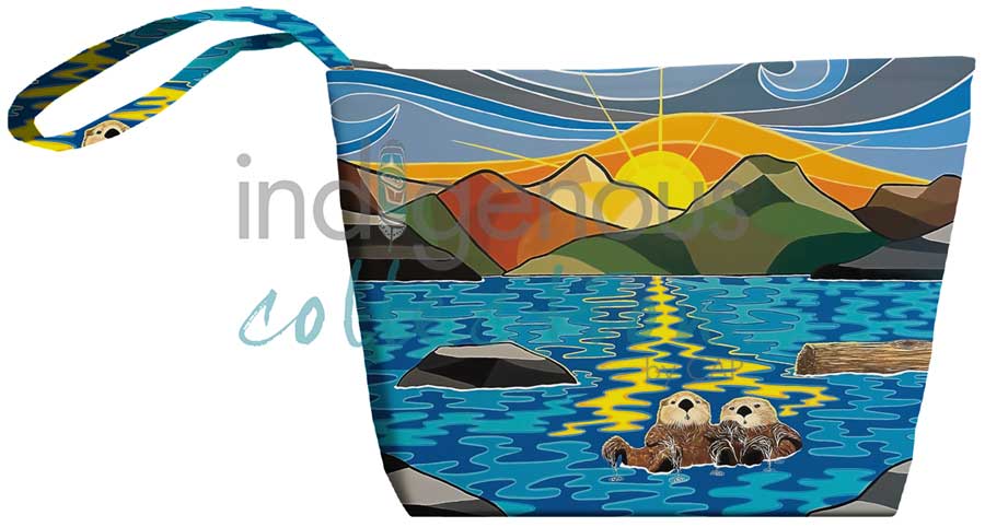 Small Zipper Canvas Tote Bag