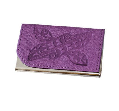 Purple Business Card Holder Case