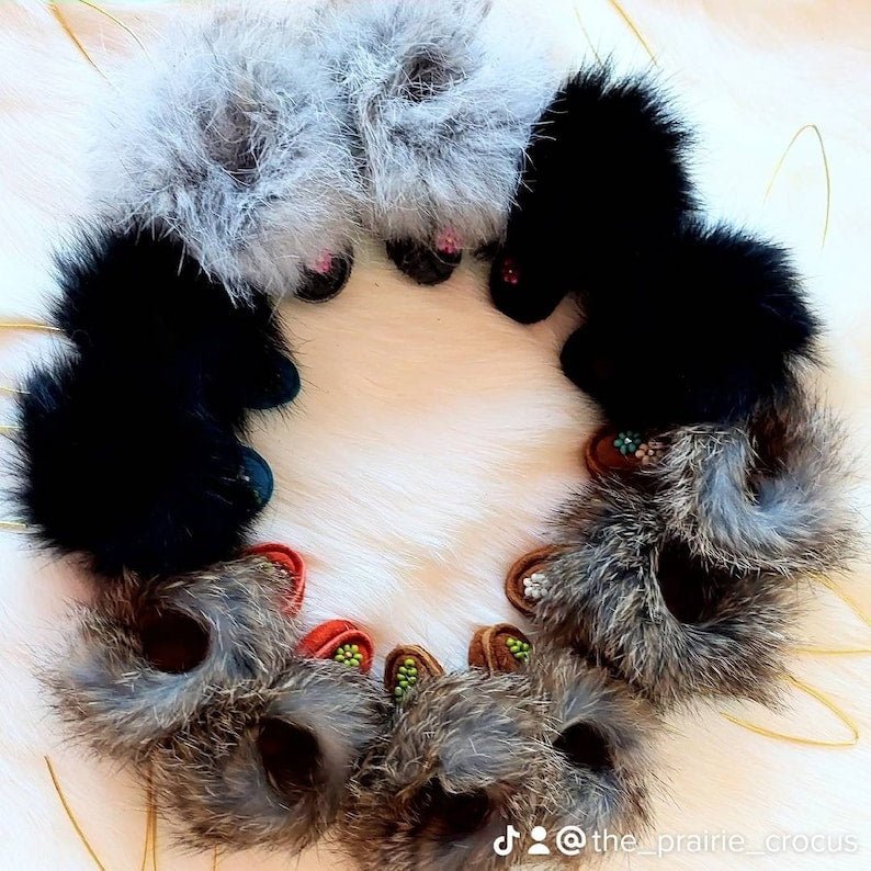The Prairie Crocus - Mini Moccasins - Indigenous Box