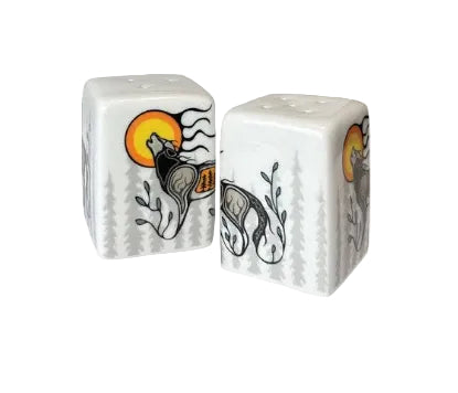 Wolf Salt & Pepper Shakers