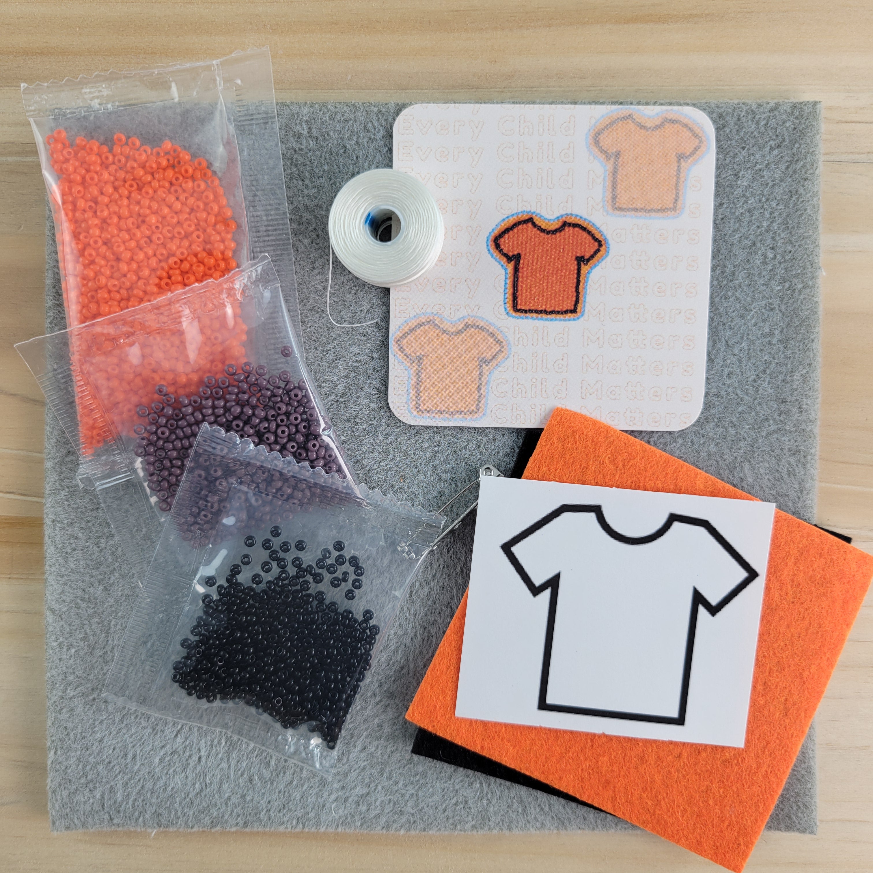 Orange Shirt Pin Beading Kit