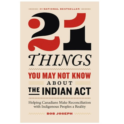 21 Things You May Not Know About the Indian Act by Bob Joseph