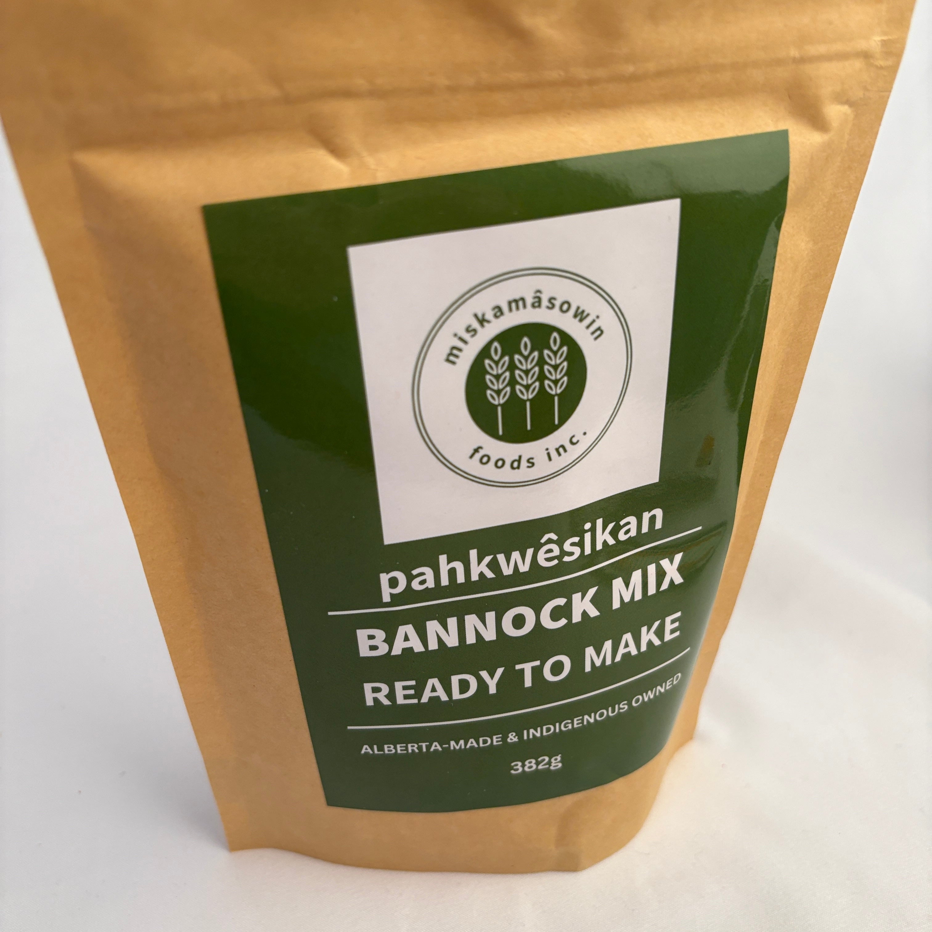 Miskamasowin Foods Inc. - Pahkwesikan Bannock Mix (382g/200g)