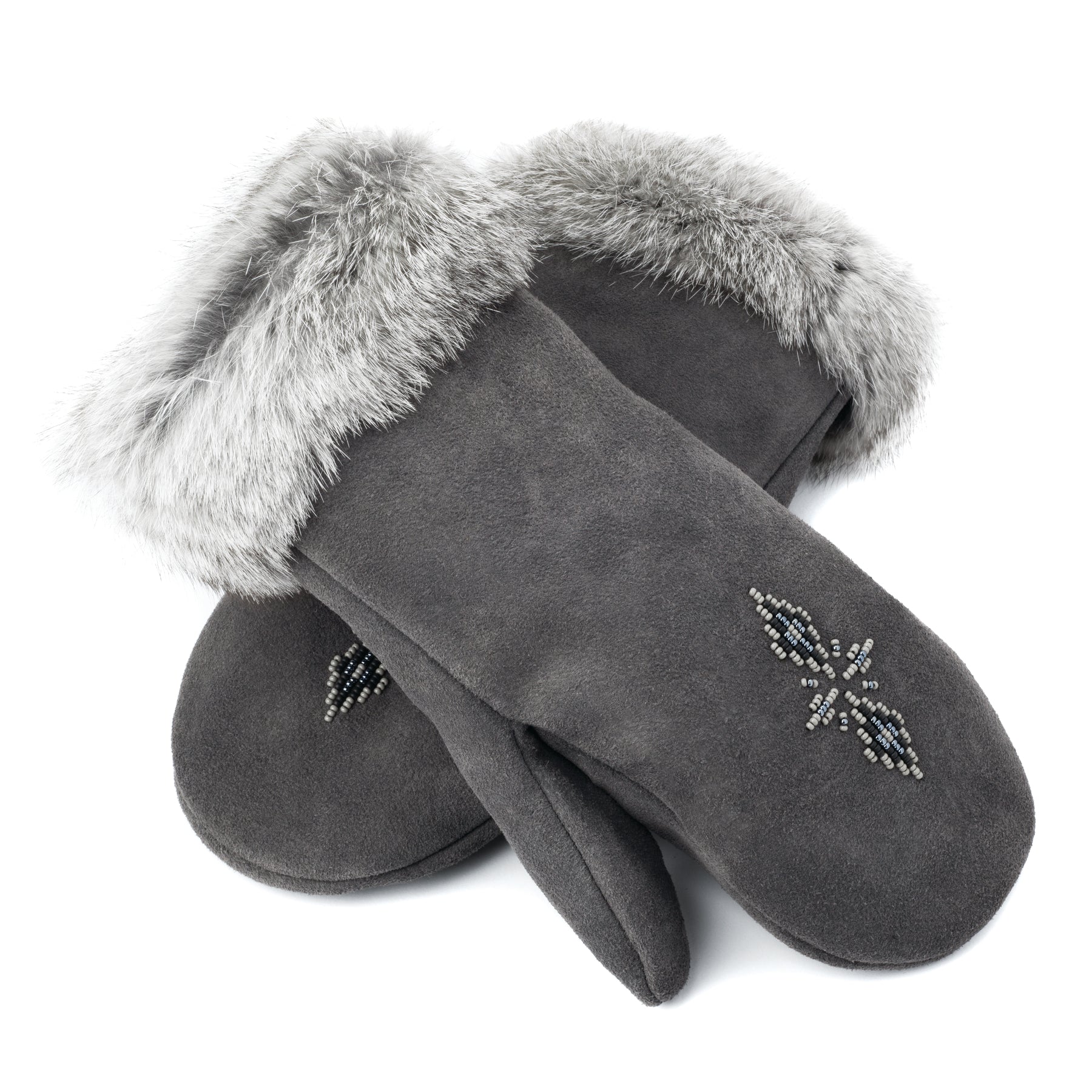Manitobah Mukluks Fur Trimmed Mittens