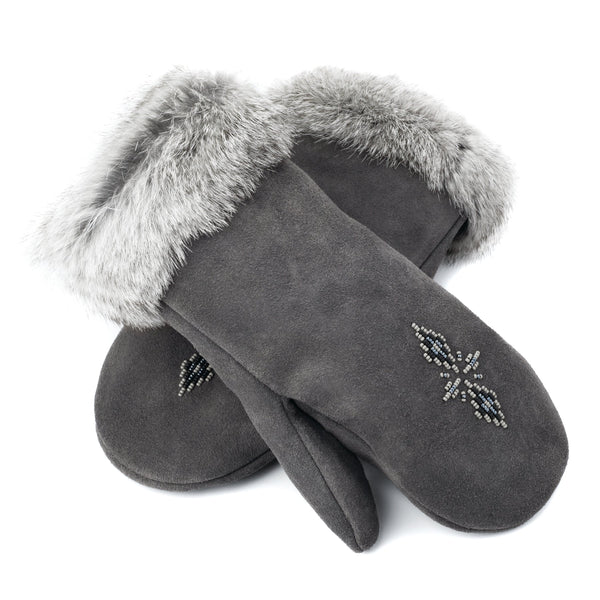 Manitobah Mukluks Fur Trimmed Mittens