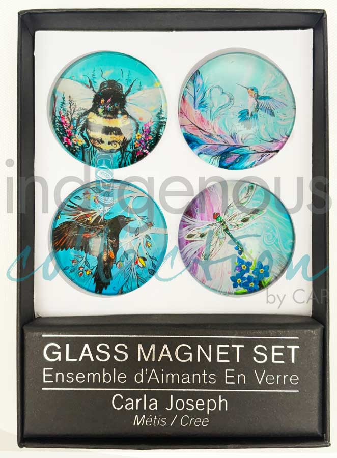 Indigenous Collection - Glass Magnets Sets