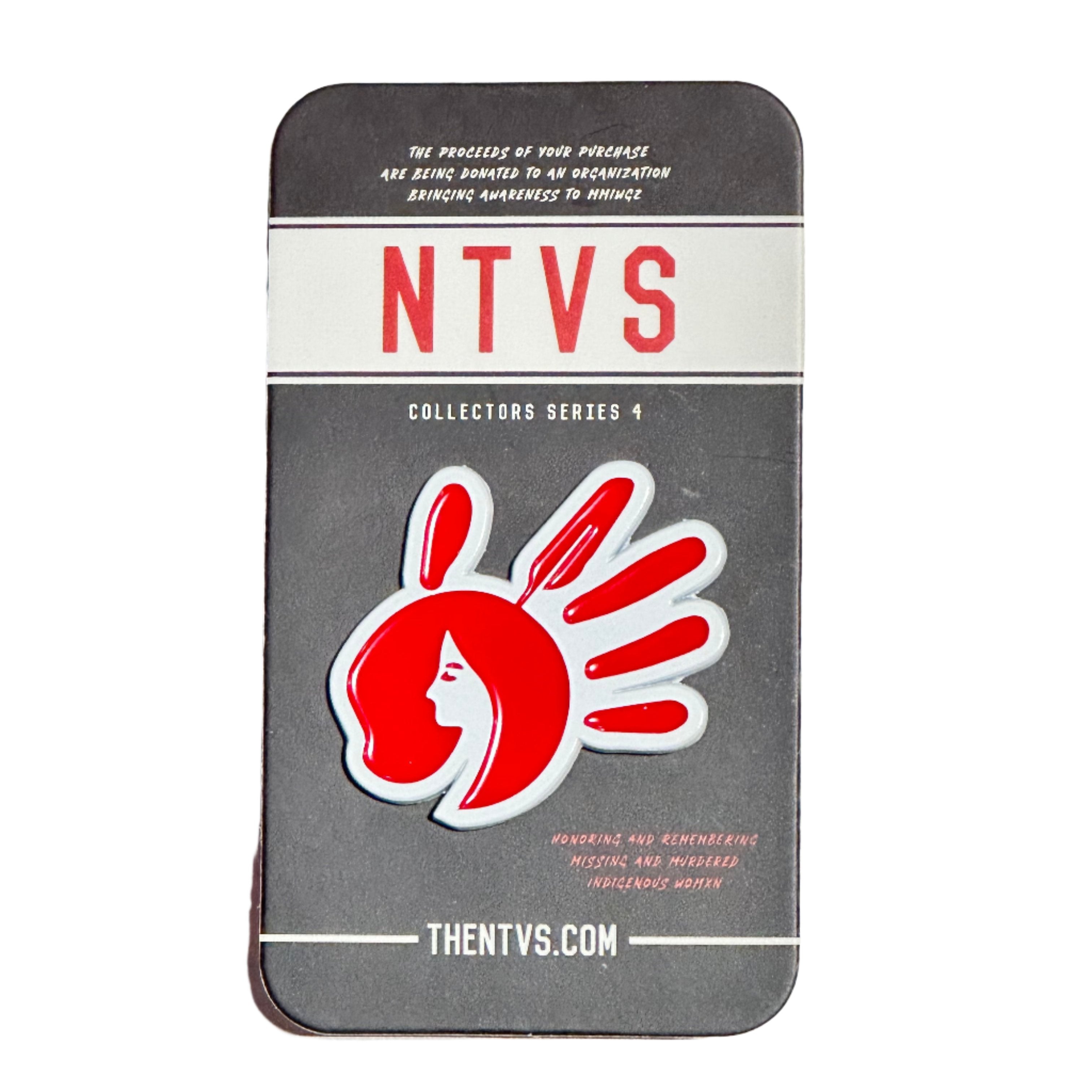 The NTVS Stolen Sisters Enamel Pin