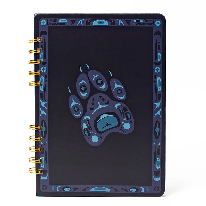 Grid Paper Wolf Paw Journal