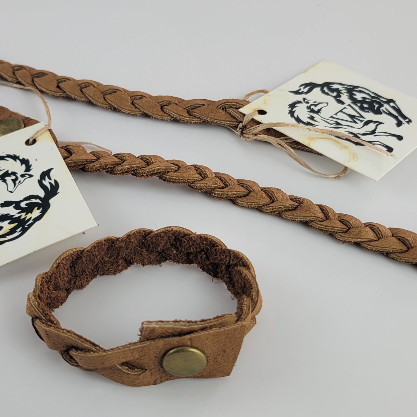 Light Brown Moosehide Bracelet