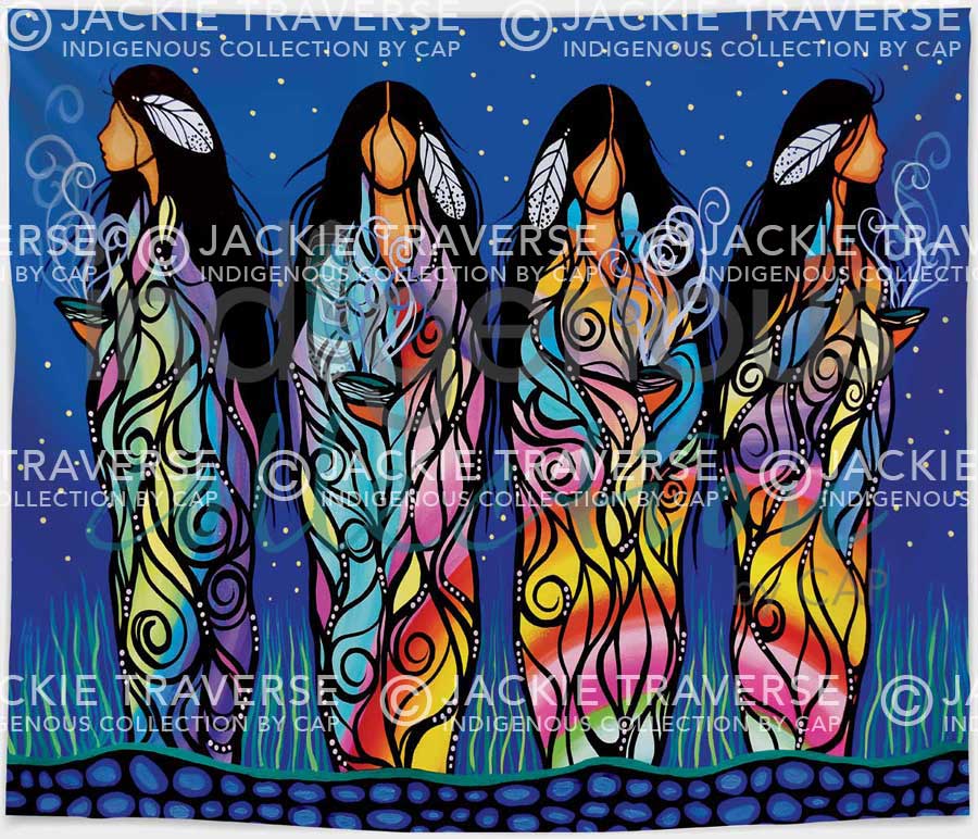 Indigenous Collection - Art Printed Fleece Blankets
